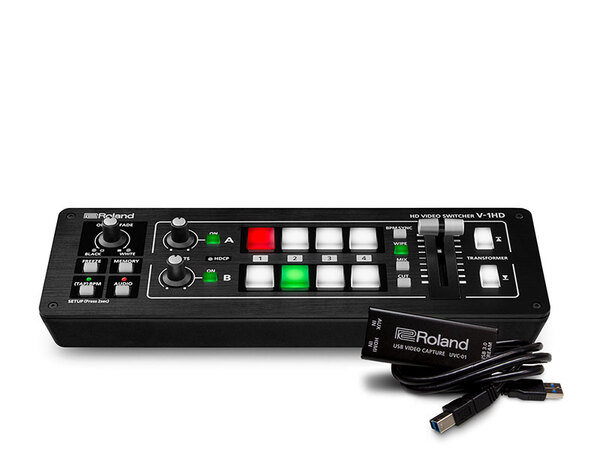 V-1HD STR WEB STREAMING / LIVESTREAM BUNDLE WITH V-1 HD VIDEO MIXER WITH UVC-01